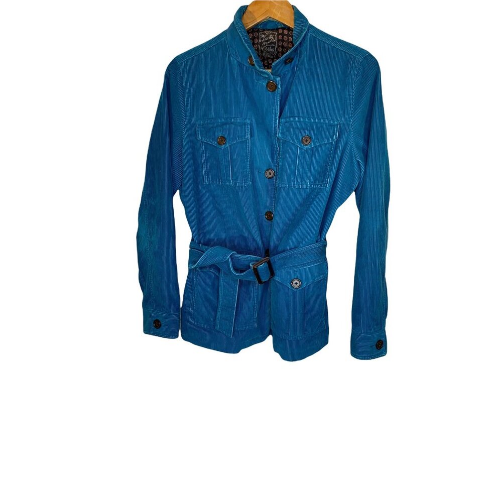 Lucky Brand Teal Corduroy Jacket XL